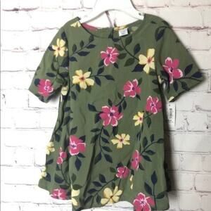 Old Navy Floral Girls Swing Dress Size 12-18 M NWT